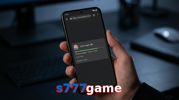 Main screen of S777game apk page for PK players