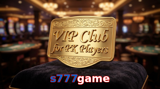 Main screen of S777game vip page for PK players